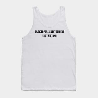 Writers Strike Tank Top